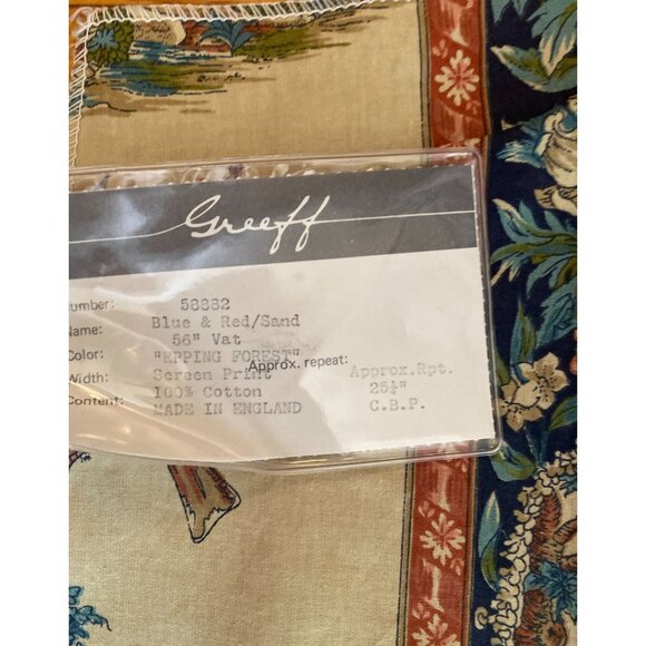 "Epping Forest" Screen Print Made in England by Greeff Sampler - Picture 2 of 4